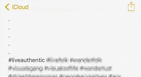 Hide Hashtags on Instagram
