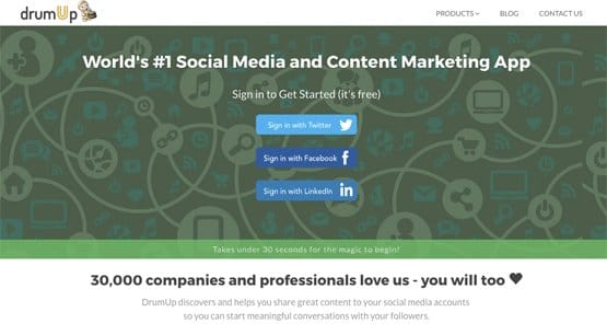 DrumUp Content Ideas