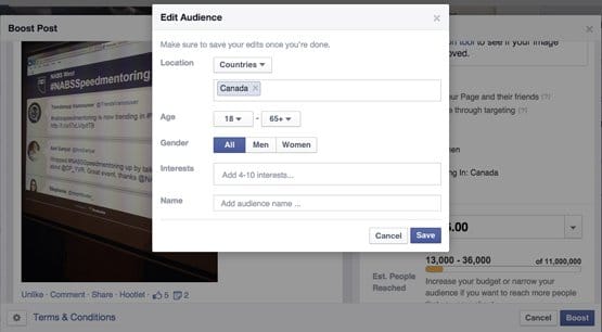 Facebook Auto Boost Post