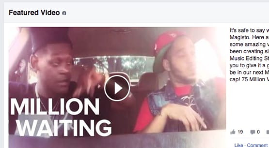 Music Video Facebook