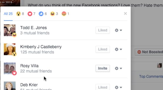 Inspecting Reactions