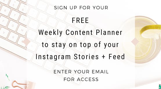 Instagram Encouraging Email Signups