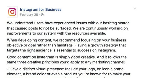 Instagram Shadowban Hashtags