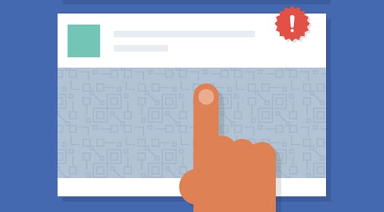 Overly Promotional Posts Illustration