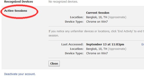 Account Hacked Screen