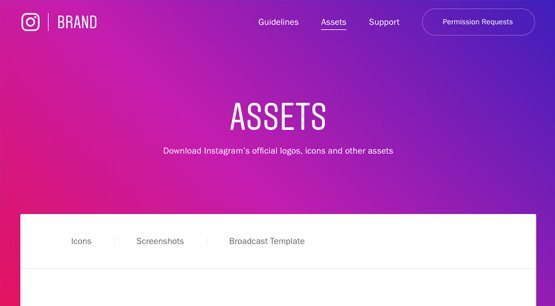 Instagram Brand Assets