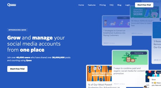 Quoo Manage Accounts
