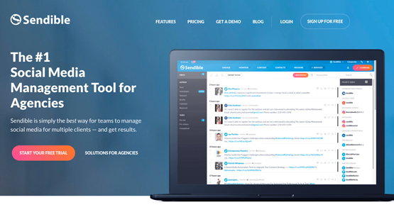 sendible homepage - does instagram approve or endorse any third party apps