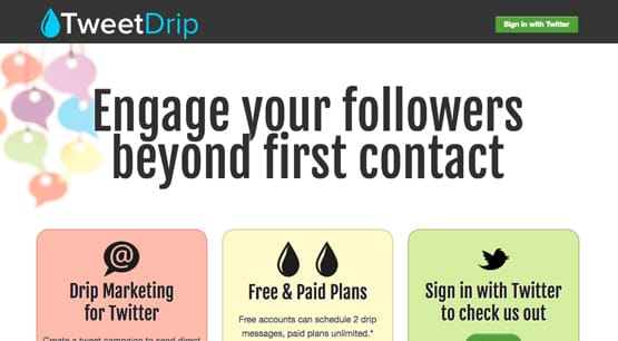 TweetDrip Service