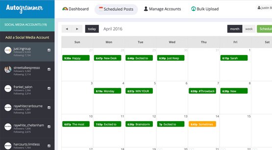 Instagram Content Calendar