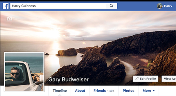 Fake Name Example