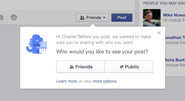 Friends or Public Visibility