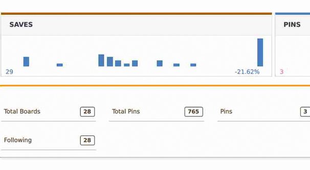 Pinterest Stats Report