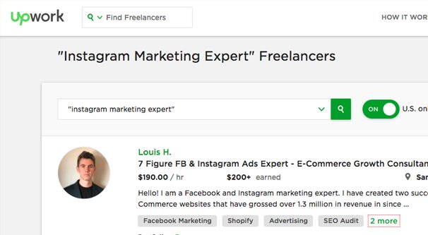 Researching Instagram Experts