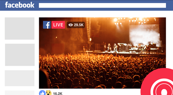 Facebook Live Video and Music