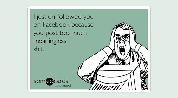 Post Too Much on Facebook