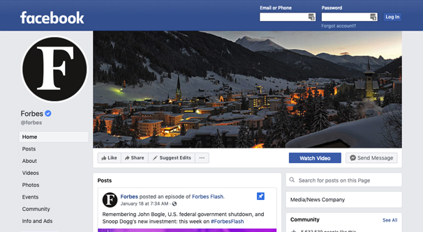 Forbes Facebook Post