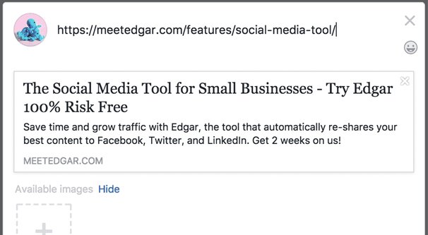 Shared Post on Facebook