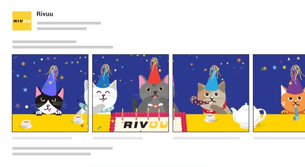 Facebook Post Illustration