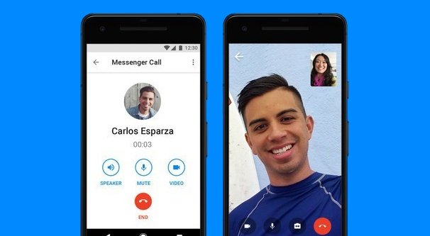Facebook Video Chat Screenshot Example