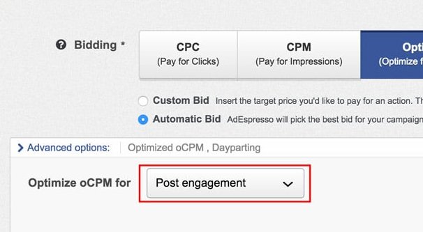 Post Engagement Optimization