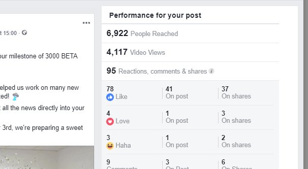 Post Reactions Example