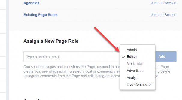 Changing a Page Role