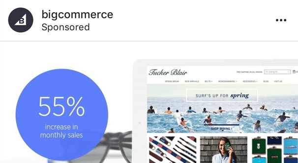 Instagram Feed Ads Example