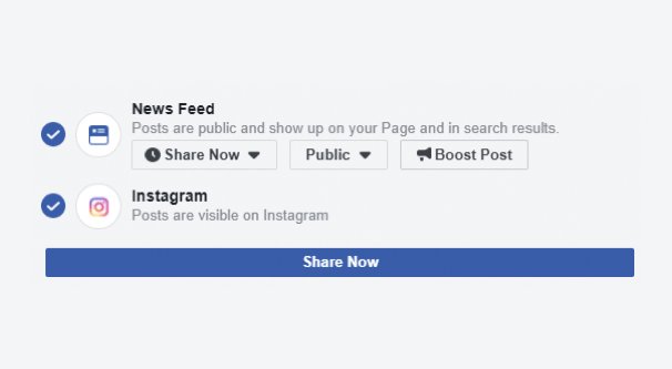Sharing a Facebook Post to IG